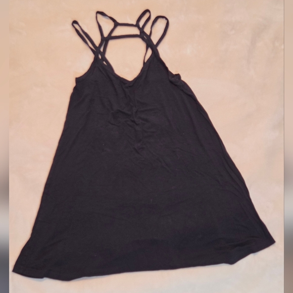 RVCA Black Strappy Harness Back Fit & Flare Mini Dress XS - Picture 3 of 8